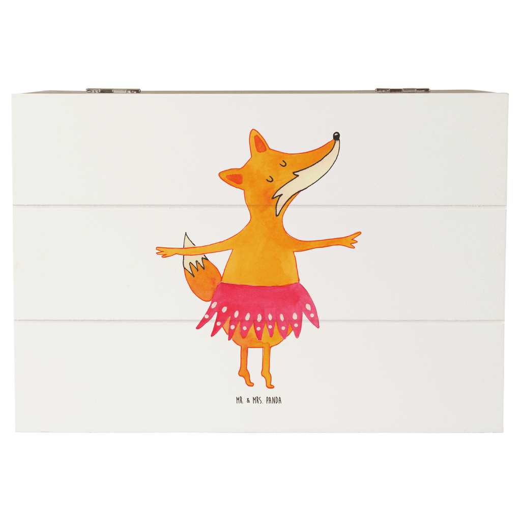 Holzkiste Fuchs Ballerina Holzkiste, Kiste, Schatzkiste, Truhe, Schatulle, XXL, Erinnerungsbox, Erinnerungskiste, Dekokiste, Aufbewahrungsbox, Geschenkbox, Geschenkdose, Fuchs, Fuchs Spruch, Füchse, Füchsin, Ballerina, Ballett, Tänzerin, Tanzen, Party, Einladung, Geburtstag