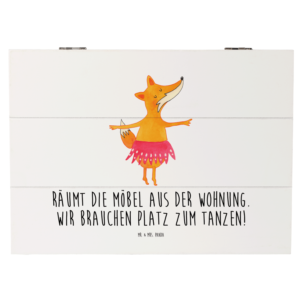 Holzkiste Fuchs Ballerina Holzkiste, Kiste, Schatzkiste, Truhe, Schatulle, XXL, Erinnerungsbox, Erinnerungskiste, Dekokiste, Aufbewahrungsbox, Geschenkbox, Geschenkdose, Fuchs, Fuchs Spruch, Füchse, Füchsin, Ballerina, Ballett, Tänzerin, Tanzen, Party, Einladung, Geburtstag