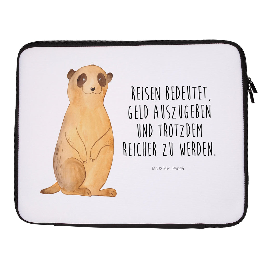 Notebook Tasche Erdmännchen Notebook Tasche, Laptop, Computertasche, Tasche, Notebook-Tasche, Notebook-Reisehülle, Notebook Schutz, Afrika, Wildtiere, Erdmännchen, Reisen, Spruch, Weltreise, Afrikareise, Roadtrip, Traveling