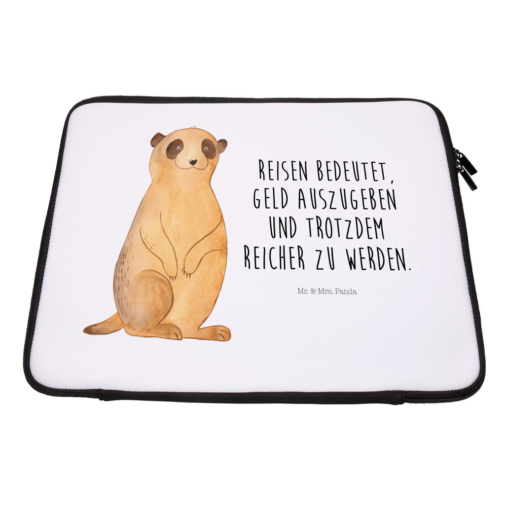 Notebook Tasche Erdmännchen Notebook Tasche, Laptop, Computertasche, Tasche, Notebook-Tasche, Notebook-Reisehülle, Notebook Schutz, Afrika, Wildtiere, Erdmännchen, Reisen, Spruch, Weltreise, Afrikareise, Roadtrip, Traveling