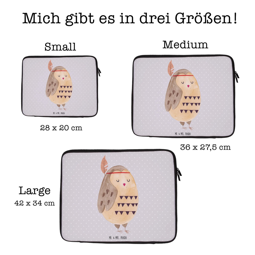 Notebook Tasche Eule Federschmuck Notebook Tasche, Laptop, Computertasche, Tasche, Notebook-Tasche, Notebook-Reisehülle, Notebook Schutz, Eule, Eule Deko, Owl, Das Leben ist ein Abenteuer, Reisespruch, Federschmuck, Dekoration