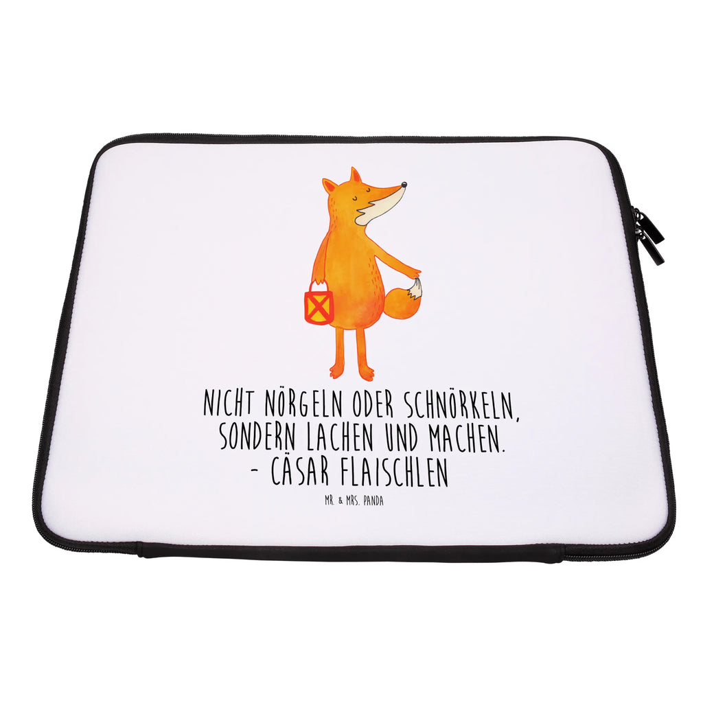 Notebook Tasche Fuchs Laterne Notebook Tasche, Laptop, Computertasche, Tasche, Notebook-Tasche, Notebook-Reisehülle, Notebook Schutz, Fuchs, Füchse, Spruch trösten, Liebeskummer Spruch, Laterne, Sankt Martin, Laternenumzug, Aufmuntern, Cäsar Otto Hugo Flaischlen