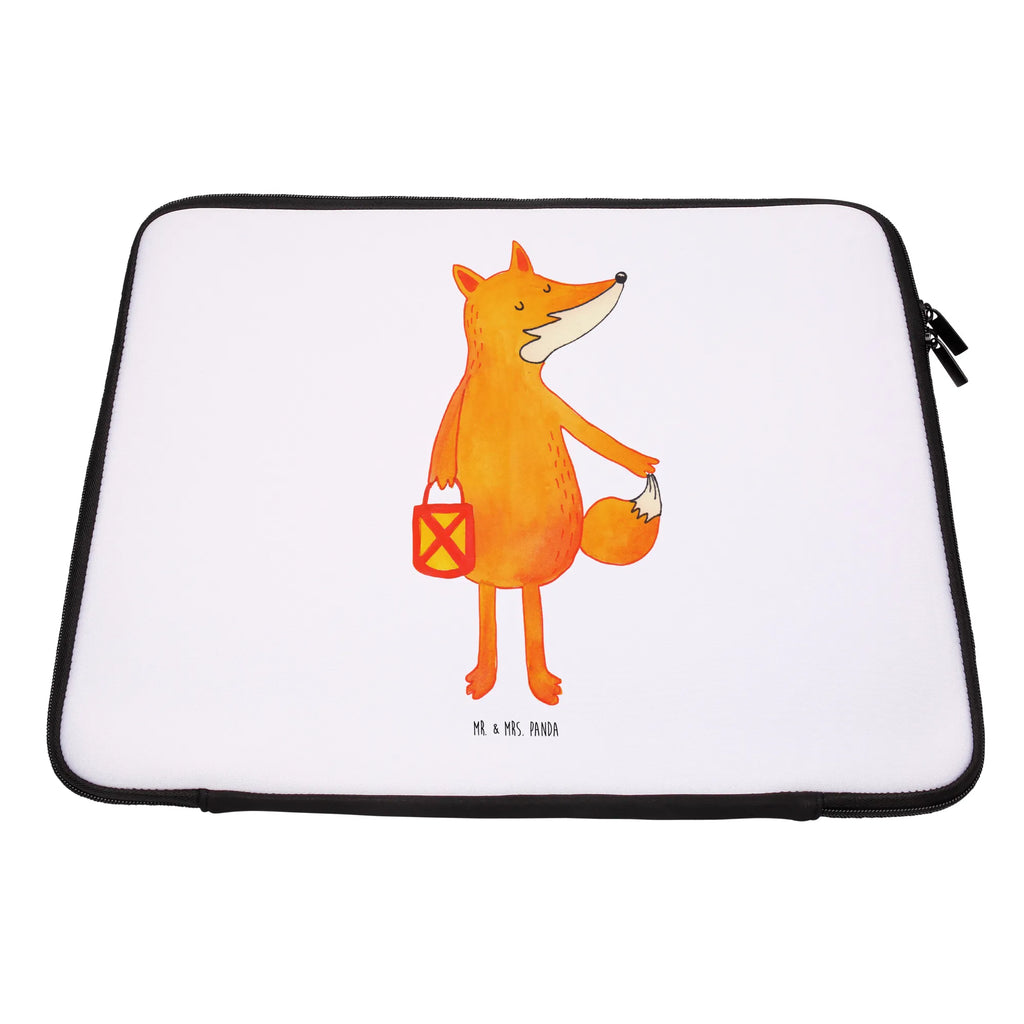 Notebook Tasche Fuchs Laterne Notebook Tasche, Laptop, Computertasche, Tasche, Notebook-Tasche, Notebook-Reisehülle, Notebook Schutz, Fuchs, Füchse, Spruch trösten, Liebeskummer Spruch, Laterne, Sankt Martin, Laternenumzug, Aufmuntern, Cäsar Otto Hugo Flaischlen