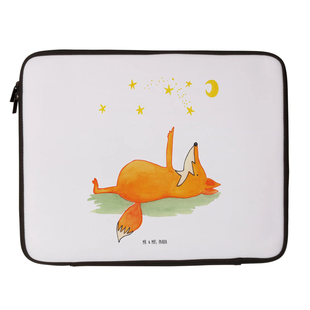 Notebook Tasche Fuchs Sterne Notebook Tasche, Laptop, Computertasche, Tasche, Notebook-Tasche, Notebook-Reisehülle, Notebook Schutz, Fuchs, Füchse, tröstende Worte, Spruch positiv, Spruch schön, Romantik, Always Look on the Bright Side of Life