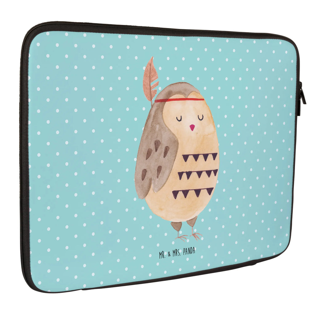 Notebook Tasche Eule Federschmuck Notebook Tasche, Laptop, Computertasche, Tasche, Notebook-Tasche, Notebook-Reisehülle, Notebook Schutz, Eule, Eule Deko, Owl, Das Leben ist ein Abenteuer, Reisespruch, Federschmuck, Dekoration