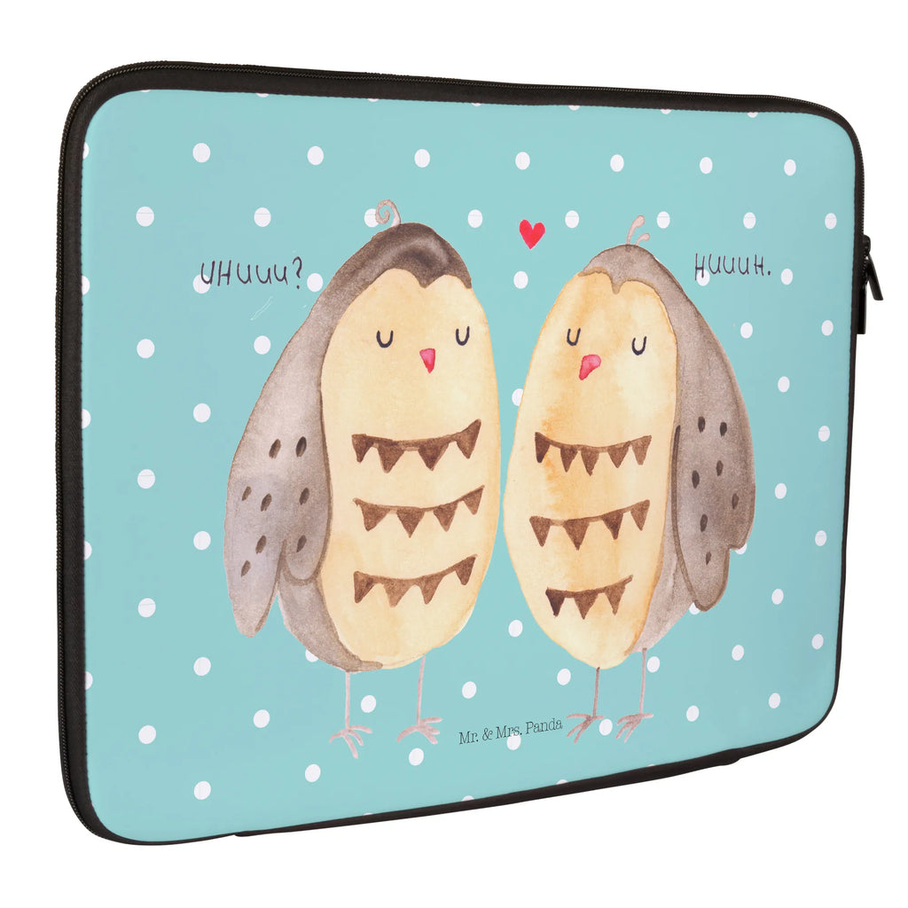 Notebook Tasche Eulen Liebe Notebook Tasche, Laptop, Computertasche, Tasche, Notebook-Tasche, Notebook-Reisehülle, Notebook Schutz, Eule, Eule Deko, Liebe, Hochzeit Spruch, Owl, All you need is love, Liebe Spruch, Freundin Geschenk, Freund, Wortspiel lustig