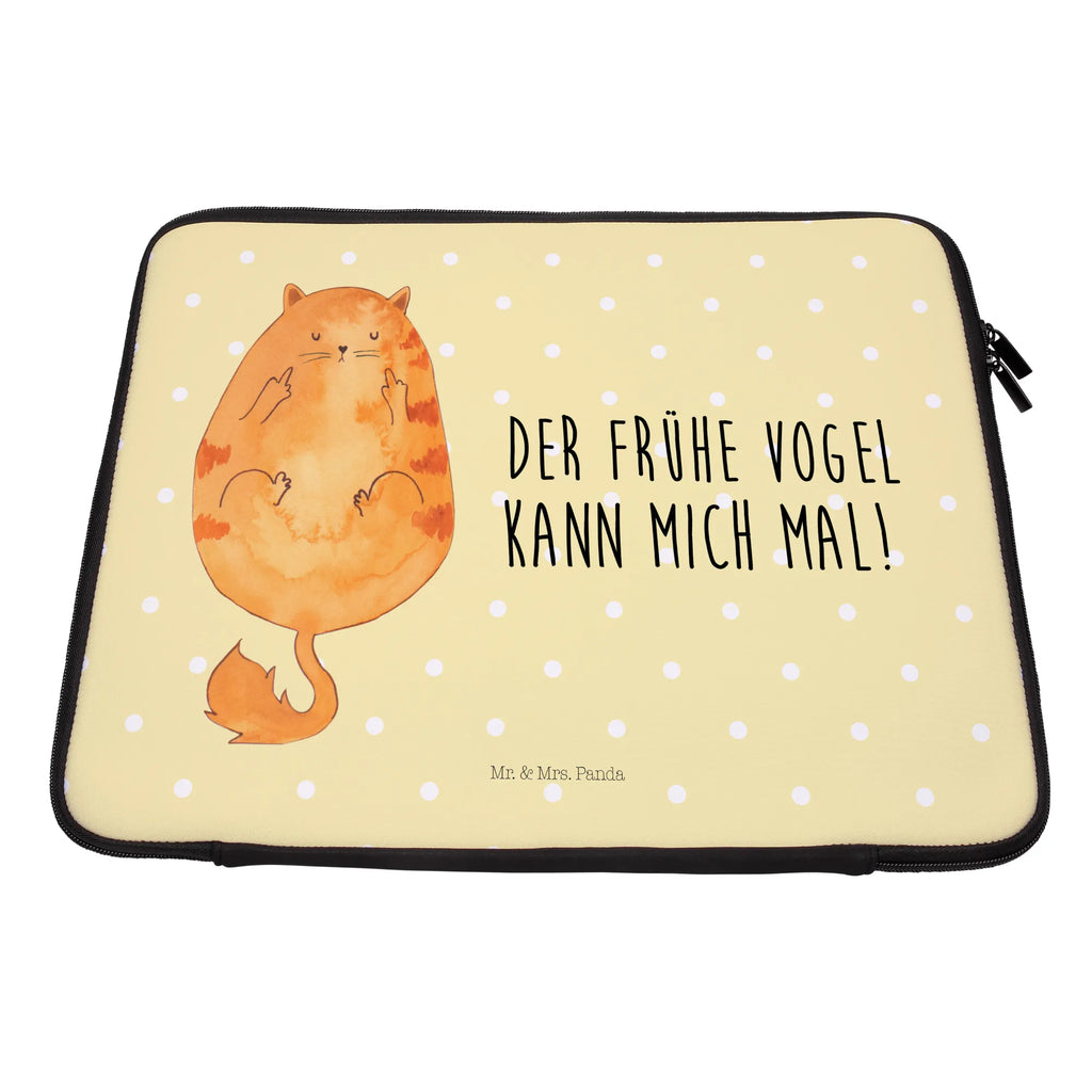 Notebook Tasche Katze Frühaufsteher Notebook Tasche, Laptop, Computertasche, Tasche, Notebook-Tasche, Notebook-Reisehülle, Notebook Schutz, Katze, Katzenmotiv, Katzenfan, Katzendeko, Katzenfreund, Katzenliebhaber, Katzenprodukte, Katzenartikel, Katzenaccessoires, Katzensouvenirs, Katzenliebhaberprodukte, Katzenmotive, Der frühe Vogel kann mich mal, Morgenmuffel, Frühaufsteher, Kaffee, Katzen, Kater, Mietze