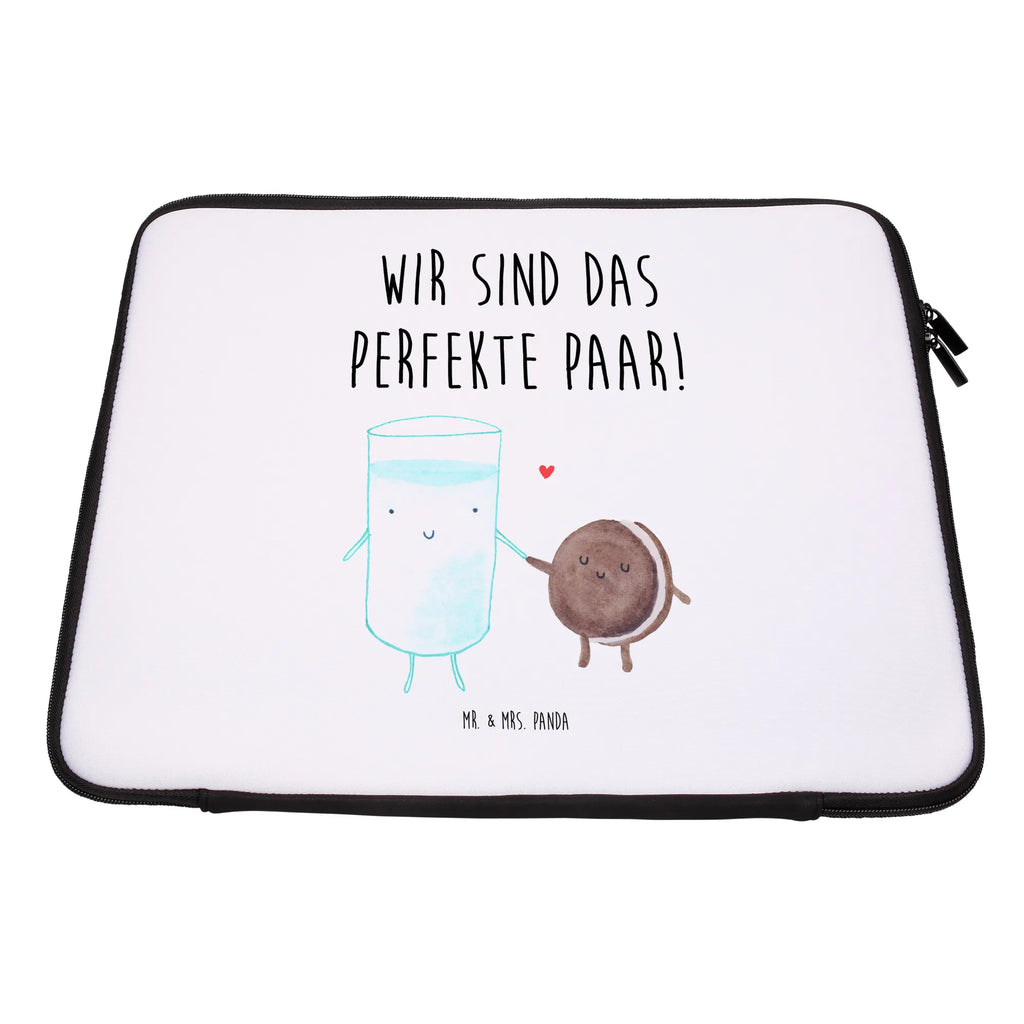 Notebook Tasche Milch Keks Notebook Tasche, Laptop, Computertasche, Tasche, Notebook-Tasche, Notebook-Reisehülle, Notebook Schutz, Tiermotive, Gute Laune, lustige Sprüche, Tiere, Milk, Cookie, Milch, Keks, Kekse, Kaffee, Einladung Frühstück, Motiv süß, romantisch, perfektes Paar