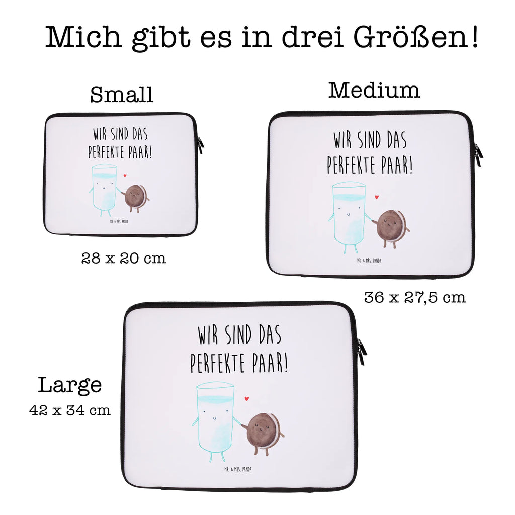 Notebook Tasche Milch Keks Notebook Tasche, Laptop, Computertasche, Tasche, Notebook-Tasche, Notebook-Reisehülle, Notebook Schutz, Tiermotive, Gute Laune, lustige Sprüche, Tiere, Milk, Cookie, Milch, Keks, Kekse, Kaffee, Einladung Frühstück, Motiv süß, romantisch, perfektes Paar