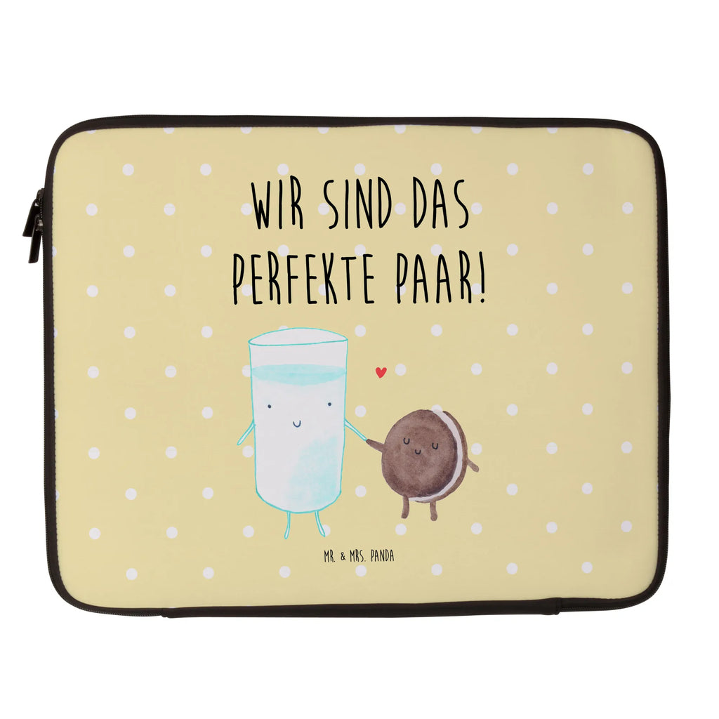 Notebook Tasche Milch Keks Notebook Tasche, Laptop, Computertasche, Tasche, Notebook-Tasche, Notebook-Reisehülle, Notebook Schutz, Tiermotive, Gute Laune, lustige Sprüche, Tiere, Milk, Cookie, Milch, Keks, Kekse, Kaffee, Einladung Frühstück, Motiv süß, romantisch, perfektes Paar