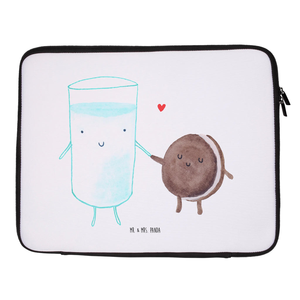 Notebook Tasche Milch Keks Notebook Tasche, Laptop, Computertasche, Tasche, Notebook-Tasche, Notebook-Reisehülle, Notebook Schutz, Tiermotive, Gute Laune, lustige Sprüche, Tiere, Milk, Cookie, Milch, Keks, Kekse, Kaffee, Einladung Frühstück, Motiv süß, romantisch, perfektes Paar