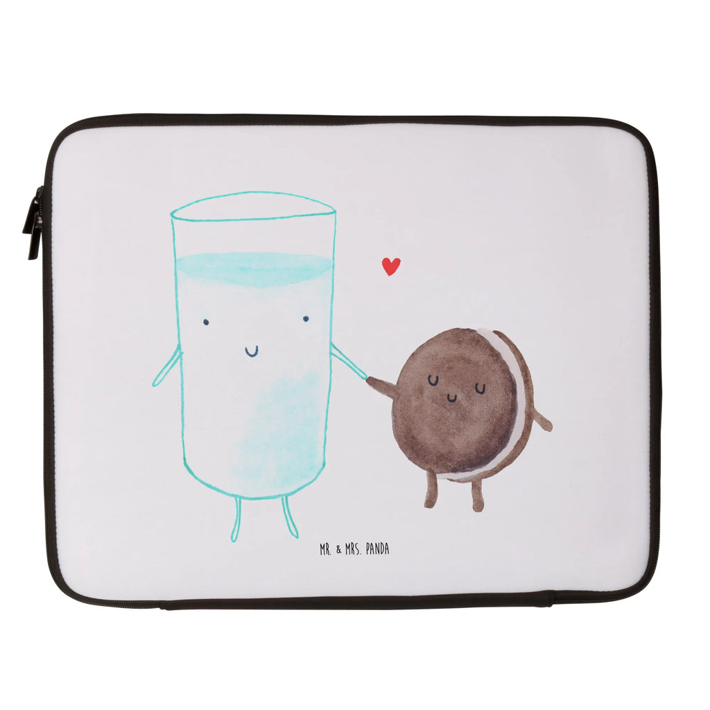 Notebook Tasche Milch Keks Notebook Tasche, Laptop, Computertasche, Tasche, Notebook-Tasche, Notebook-Reisehülle, Notebook Schutz, Tiermotive, Gute Laune, lustige Sprüche, Tiere, Milk, Cookie, Milch, Keks, Kekse, Kaffee, Einladung Frühstück, Motiv süß, romantisch, perfektes Paar