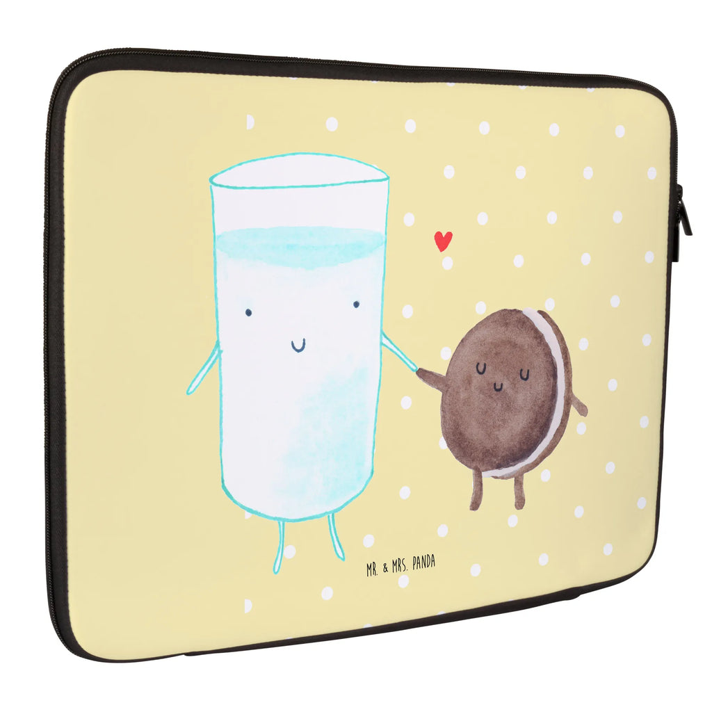 Notebook Tasche Milch Keks Notebook Tasche, Laptop, Computertasche, Tasche, Notebook-Tasche, Notebook-Reisehülle, Notebook Schutz, Tiermotive, Gute Laune, lustige Sprüche, Tiere, Milk, Cookie, Milch, Keks, Kekse, Kaffee, Einladung Frühstück, Motiv süß, romantisch, perfektes Paar