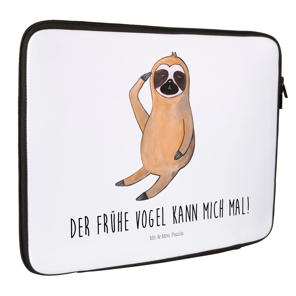 Notebook Tasche Faultier Vogel Notebook Tasche, Laptop, Computertasche, Tasche, Notebook-Tasche, Notebook-Reisehülle, Notebook Schutz, Faultier, Faultier Geschenk, Faultier Deko, Faultiere, faul, Lieblingstier, Spinner, früher Vogel, der frühe Vogel, Frühaufsteher, Morgenmuffel, Vogel, Faultierwelt