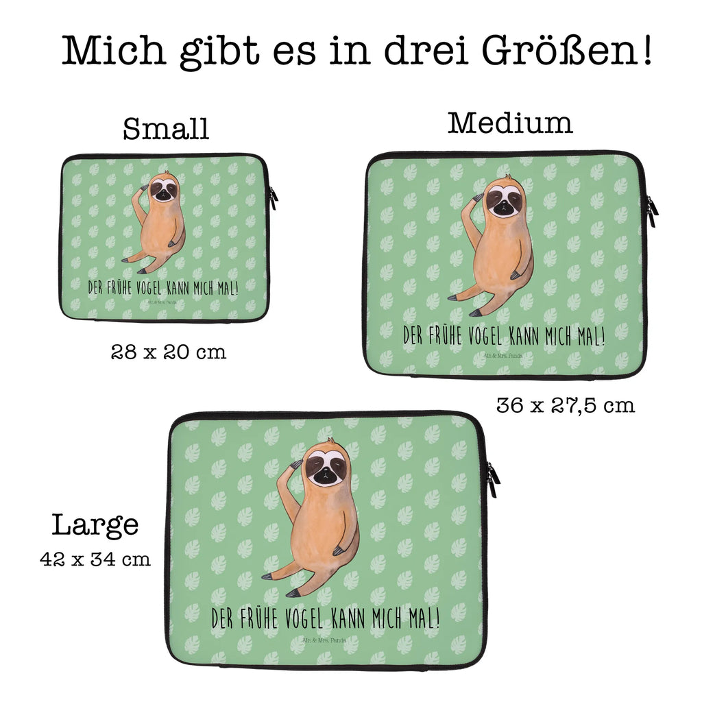 Notebook Tasche Faultier Vogel Notebook Tasche, Laptop, Computertasche, Tasche, Notebook-Tasche, Notebook-Reisehülle, Notebook Schutz, Faultier, Faultier Geschenk, Faultier Deko, Faultiere, faul, Lieblingstier, Spinner, früher Vogel, der frühe Vogel, Frühaufsteher, Morgenmuffel, Vogel, Faultierwelt