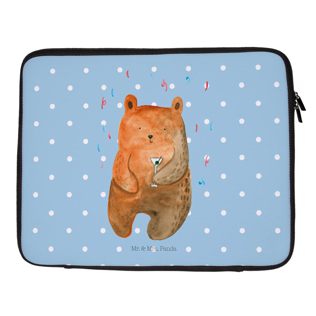 Notebook Tasche Bär Party Notebook Tasche, Laptop, Computertasche, Tasche, Notebook-Tasche, Notebook-Reisehülle, Notebook Schutz, Bär, Teddy, Teddybär, Geburtstag, Geburtstagsgeschenk, Geschenk, Party, Feiern, Abfeiern, Mitbringsel, Gute Laune, Lustig