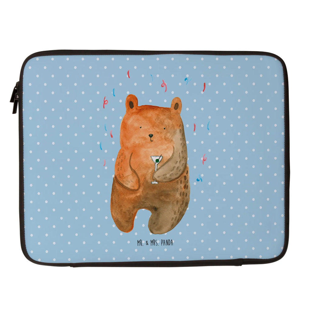 Notebook Tasche Bär Party Notebook Tasche, Laptop, Computertasche, Tasche, Notebook-Tasche, Notebook-Reisehülle, Notebook Schutz, Bär, Teddy, Teddybär, Geburtstag, Geburtstagsgeschenk, Geschenk, Party, Feiern, Abfeiern, Mitbringsel, Gute Laune, Lustig