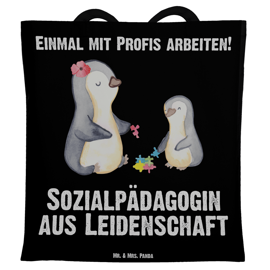 Tragetasche Sozialpädagogin aus Leidenschaft Beuteltasche, Beutel, Einkaufstasche, Jutebeutel, Stoffbeutel, Tasche, Shopper, Umhängetasche, Strandtasche, Schultertasche, Stofftasche, Tragetasche, Badetasche, Jutetasche, Einkaufstüte, Laptoptasche, Beruf, Ausbildung, Jubiläum, Abschied, Rente, Kollege, Kollegin, Geschenk, Schenken, Arbeitskollege, Mitarbeiter, Firma, Danke, Dankeschön