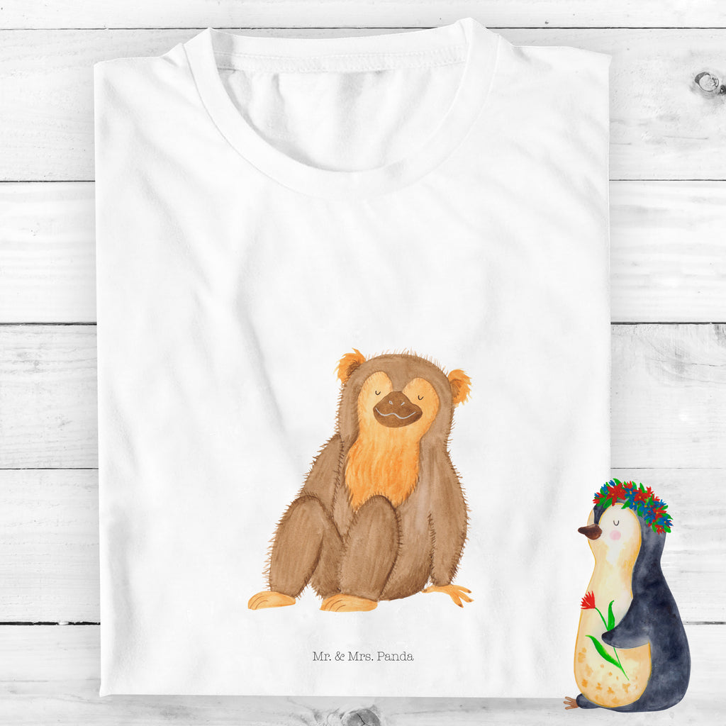 Organic Kinder T-Shirt Affe Kinder T-Shirt, Kinder T-Shirt Mädchen, Kinder T-Shirt Jungen, Afrika, Wildtiere, Affe, Äffchen, Affen, Selbstliebe, Respekt, Motivation, Selbstachtung, Liebe, Selbstbewusstsein, Selfcare