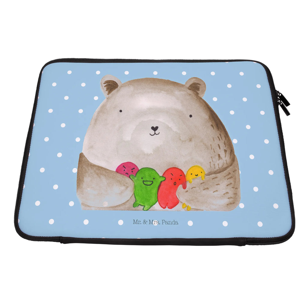 Notebook Tasche Bär Gefühl Notebook Tasche, Laptop, Computertasche, Tasche, Notebook-Tasche, Notebook-Reisehülle, Notebook Schutz, Bär, Teddy, Teddybär, Wahnsinn, Verrückt, Durchgedreht