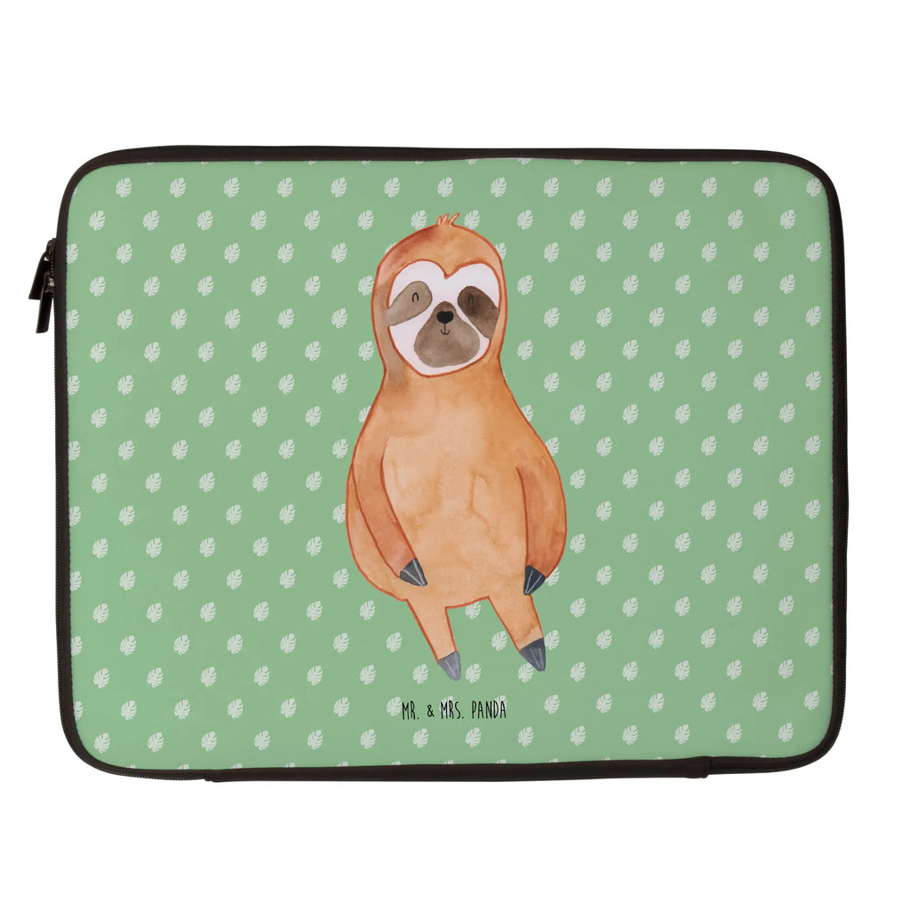 Notebook Tasche Faultier Zufrieden Notebook Tasche, Laptop, Computertasche, Tasche, Notebook-Tasche, Notebook-Reisehülle, Notebook Schutz, Faultier, Faultier Geschenk, Faultier Deko, Faultiere, faul, Lieblingstier, Pause, relaxen, Glück, glücklich, zufrieden, happy, Zufriedenheit, Gelassenheit, Ruhe, Frieden