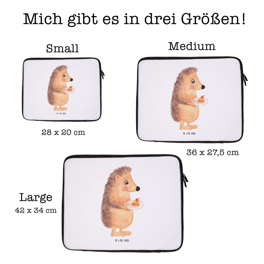 Notebook Tasche Igel Kuchenstück Notebook Tasche, Laptop, Computertasche, Tasche, Notebook-Tasche, Notebook-Reisehülle, Notebook Schutz, Tiermotive, Gute Laune, lustige Sprüche, Tiere, Igel, Essen Spruch, Kuchen, Backen Geschenk, Kuchen backen, Einladung Party, Geburtstagskuchen, Torte