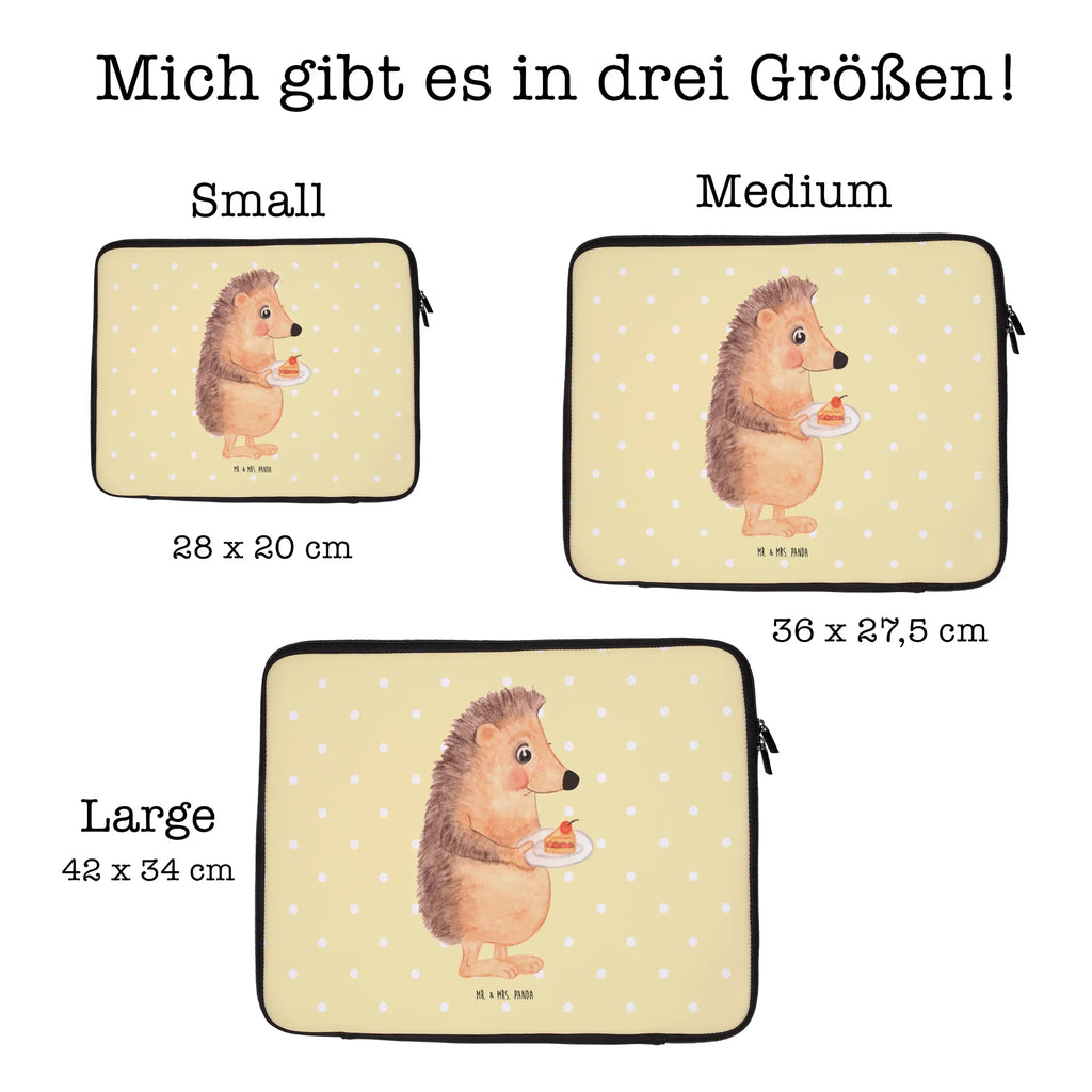 Notebook Tasche Igel Kuchenstück Notebook Tasche, Laptop, Computertasche, Tasche, Notebook-Tasche, Notebook-Reisehülle, Notebook Schutz, Tiermotive, Gute Laune, lustige Sprüche, Tiere, Igel, Essen Spruch, Kuchen, Backen Geschenk, Kuchen backen, Einladung Party, Geburtstagskuchen, Torte