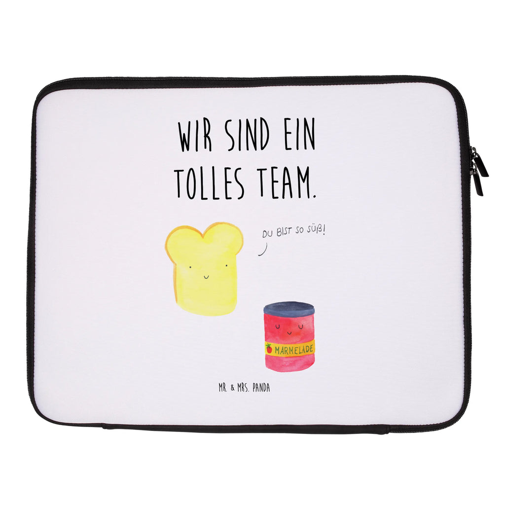 Notebook Tasche Toast Marmelade Notebook Tasche, Laptop, Computertasche, Tasche, Notebook-Tasche, Notebook-Reisehülle, Notebook Schutz, Tiermotive, Gute Laune, lustige Sprüche, Tiere, Toast, Marmelade, Dreamteam, süße Postkarte, süß, Küche Deko, Küche Spruch, Frühstück Einladung, Brot, Toastbrot