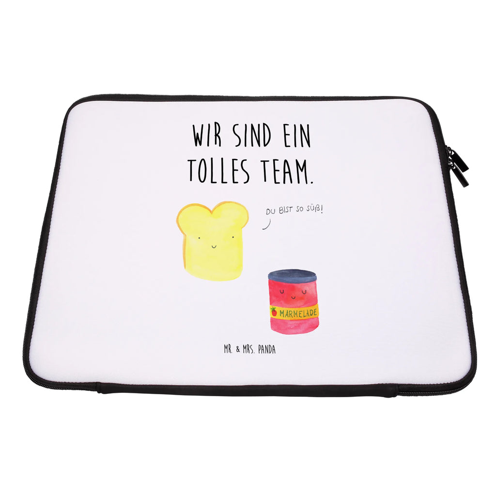 Notebook Tasche Toast Marmelade Notebook Tasche, Laptop, Computertasche, Tasche, Notebook-Tasche, Notebook-Reisehülle, Notebook Schutz, Tiermotive, Gute Laune, lustige Sprüche, Tiere, Toast, Marmelade, Dreamteam, süße Postkarte, süß, Küche Deko, Küche Spruch, Frühstück Einladung, Brot, Toastbrot