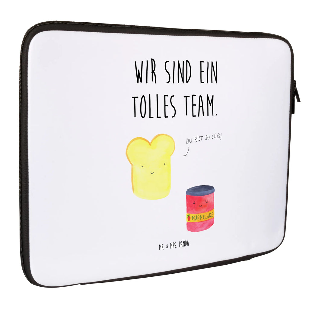 Notebook Tasche Toast Marmelade Notebook Tasche, Laptop, Computertasche, Tasche, Notebook-Tasche, Notebook-Reisehülle, Notebook Schutz, Tiermotive, Gute Laune, lustige Sprüche, Tiere, Toast, Marmelade, Dreamteam, süße Postkarte, süß, Küche Deko, Küche Spruch, Frühstück Einladung, Brot, Toastbrot