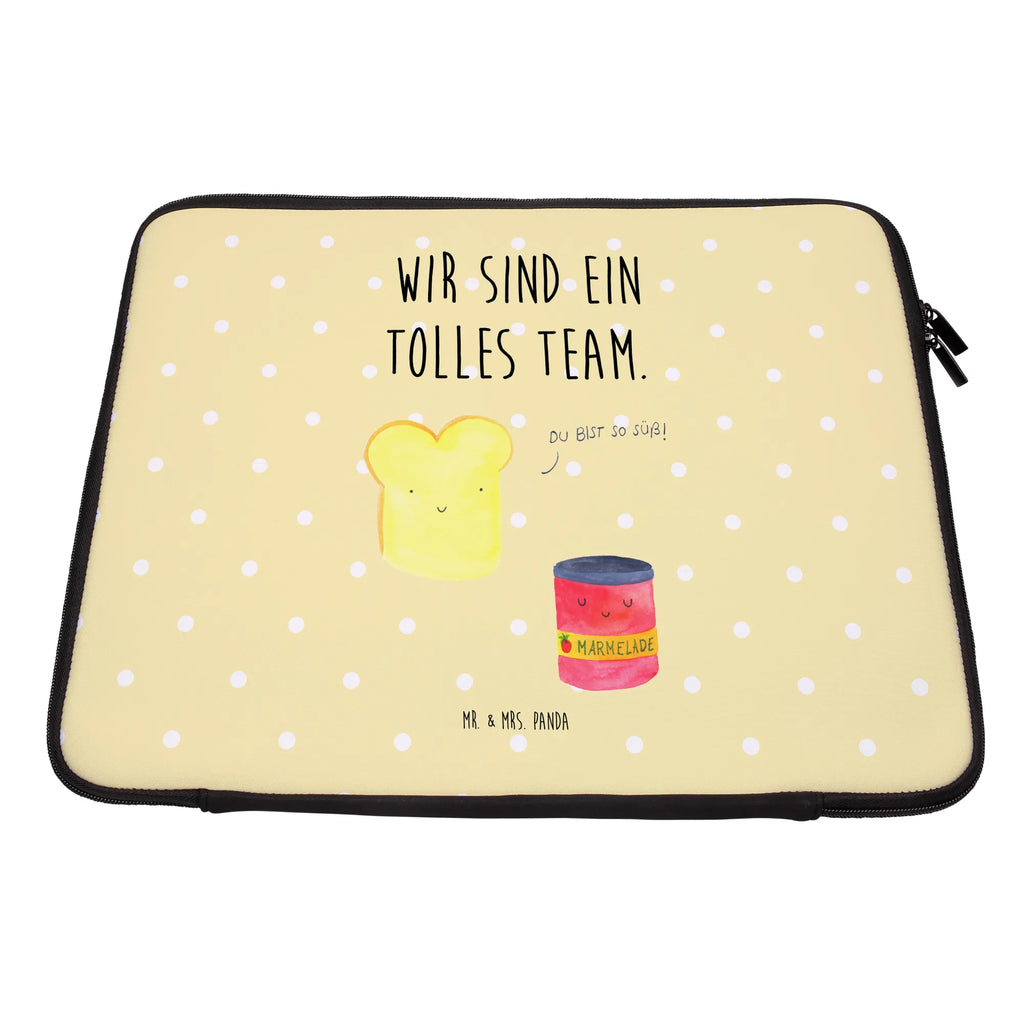 Notebook Tasche Toast Marmelade Notebook Tasche, Laptop, Computertasche, Tasche, Notebook-Tasche, Notebook-Reisehülle, Notebook Schutz, Tiermotive, Gute Laune, lustige Sprüche, Tiere, Toast, Marmelade, Dreamteam, süße Postkarte, süß, Küche Deko, Küche Spruch, Frühstück Einladung, Brot, Toastbrot