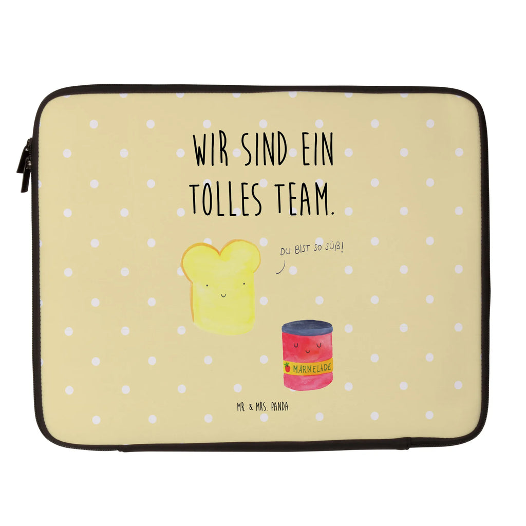 Notebook Tasche Toast Marmelade Notebook Tasche, Laptop, Computertasche, Tasche, Notebook-Tasche, Notebook-Reisehülle, Notebook Schutz, Tiermotive, Gute Laune, lustige Sprüche, Tiere, Toast, Marmelade, Dreamteam, süße Postkarte, süß, Küche Deko, Küche Spruch, Frühstück Einladung, Brot, Toastbrot