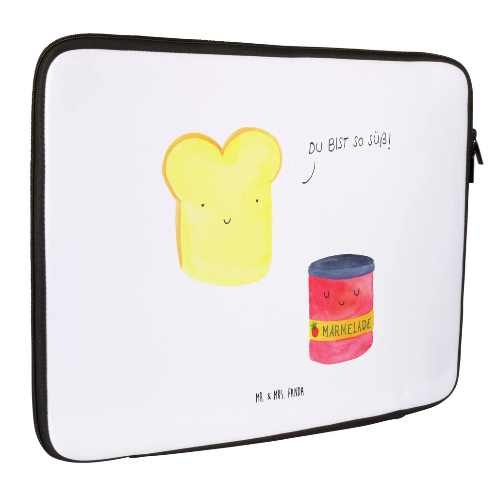 Notebook Tasche Toast Marmelade Notebook Tasche, Laptop, Computertasche, Tasche, Notebook-Tasche, Notebook-Reisehülle, Notebook Schutz, Tiermotive, Gute Laune, lustige Sprüche, Tiere, Toast, Marmelade, Dreamteam, süße Postkarte, süß, Küche Deko, Küche Spruch, Frühstück Einladung, Brot, Toastbrot