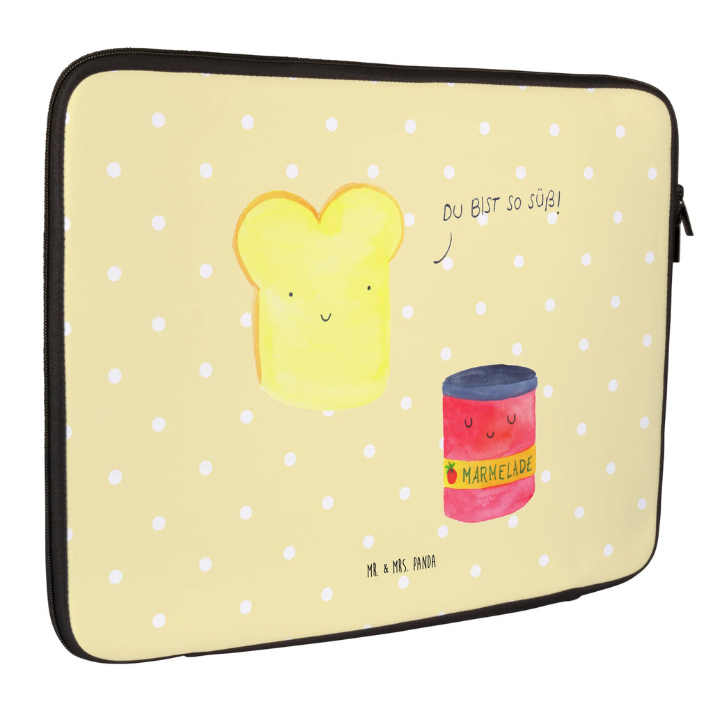 Notebook Tasche Toast Marmelade Notebook Tasche, Laptop, Computertasche, Tasche, Notebook-Tasche, Notebook-Reisehülle, Notebook Schutz, Tiermotive, Gute Laune, lustige Sprüche, Tiere, Toast, Marmelade, Dreamteam, süße Postkarte, süß, Küche Deko, Küche Spruch, Frühstück Einladung, Brot, Toastbrot