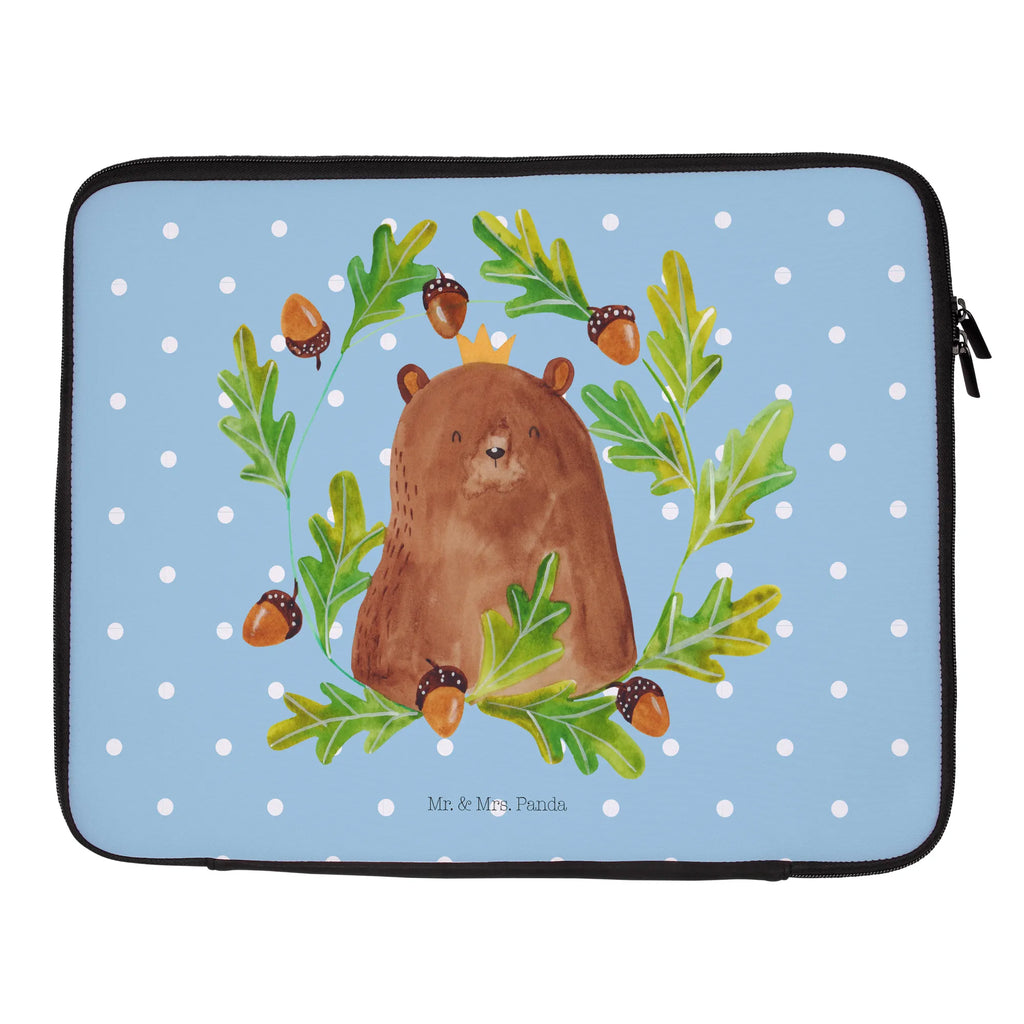 Notebook Tasche Bär König Notebook Tasche, Laptop, Computertasche, Tasche, Notebook-Tasche, Notebook-Reisehülle, Notebook Schutz, Bär, Teddy, Teddybär, Papa, Papa Bär, bester Vater, bester Papa, weltbester Papa, Vatertag, Vater, Dad, Daddy, Papi