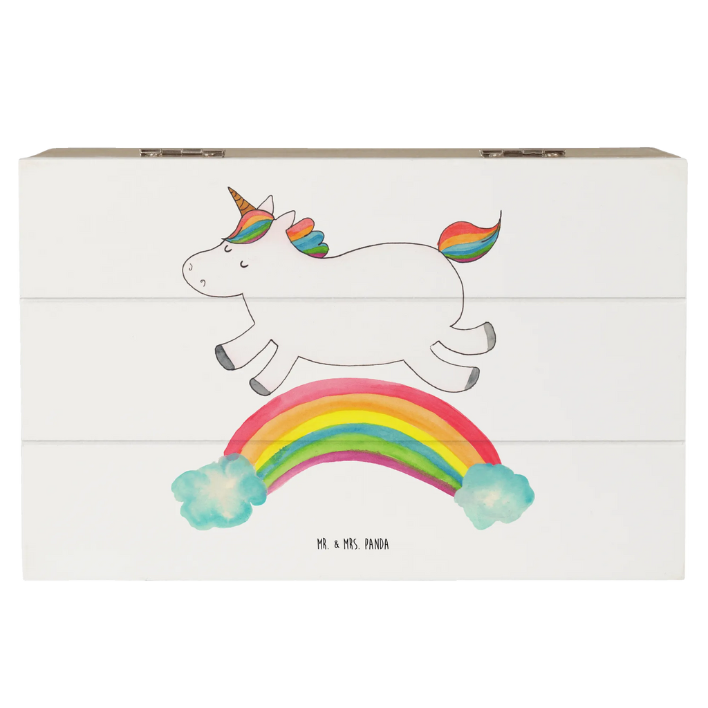 Holzkiste Einhorn Regenbogen Holzkiste, Kiste, Schatzkiste, Truhe, Schatulle, XXL, Erinnerungsbox, Erinnerungskiste, Dekokiste, Aufbewahrungsbox, Geschenkbox, Geschenkdose, Einhorn, Einhörner, Einhorn Deko, Pegasus, Unicorn, Regenbogen, Glitzer, Einhornpower, Erwachsenwerden, Einhornautobahn