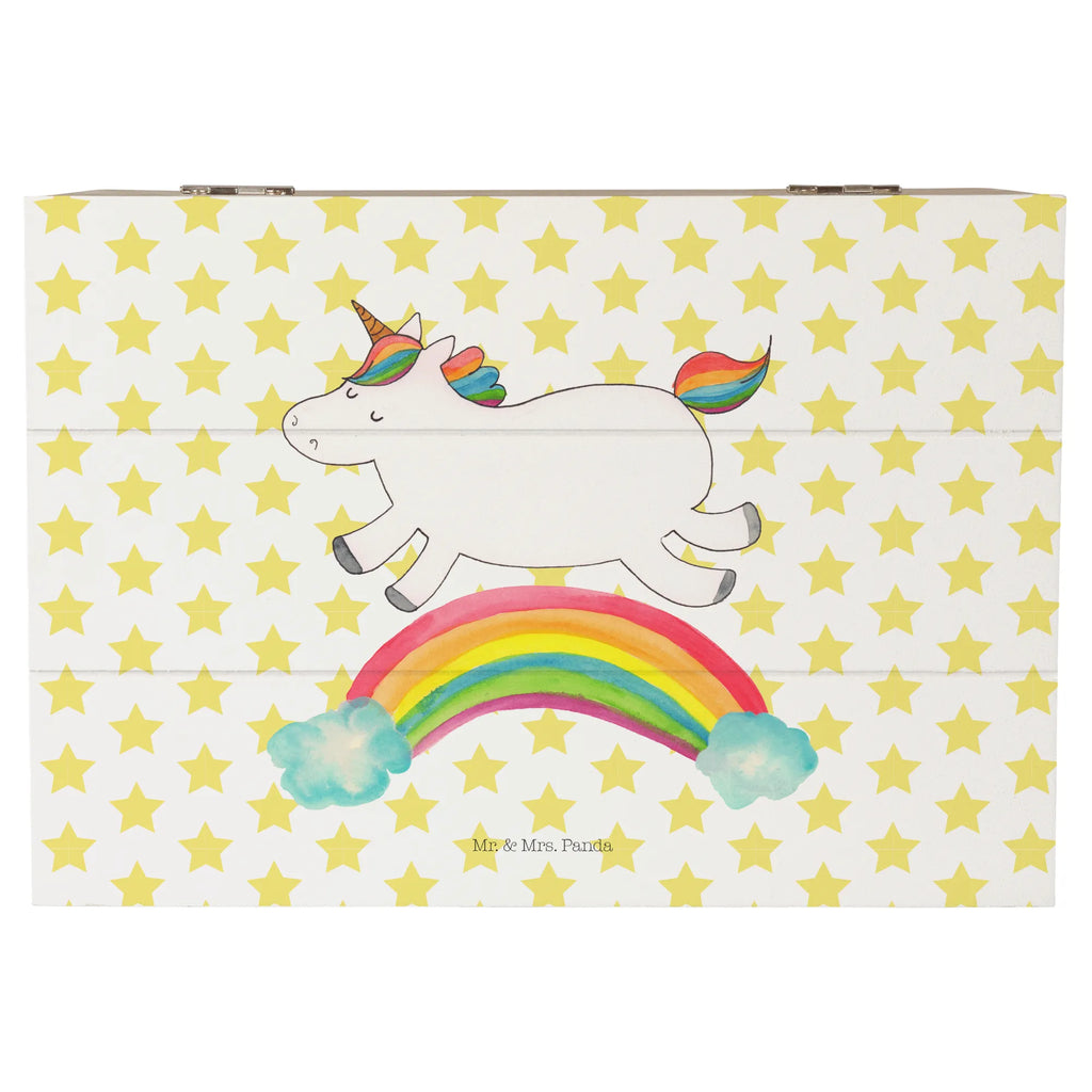 Holzkiste Einhorn Regenbogen Holzkiste, Kiste, Schatzkiste, Truhe, Schatulle, XXL, Erinnerungsbox, Erinnerungskiste, Dekokiste, Aufbewahrungsbox, Geschenkbox, Geschenkdose, Einhorn, Einhörner, Einhorn Deko, Pegasus, Unicorn, Regenbogen, Glitzer, Einhornpower, Erwachsenwerden, Einhornautobahn