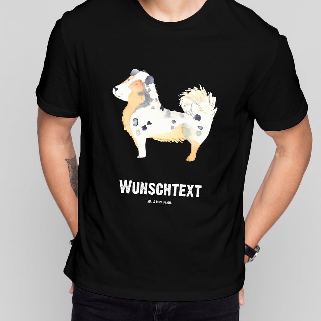 Personalisiertes T-Shirt Australien Shepherd T-Shirt Personalisiert, T-Shirt mit Namen, T-Shirt mit Aufruck, Männer, Frauen, Wunschtext, Bedrucken, Hund, Hundemotiv, Haustier, Hunderasse, Tierliebhaber, Hundebesitzer, Sprüche, Australien Shepherd, Shepherd, Hundeliebe, Familienhund, Spruch