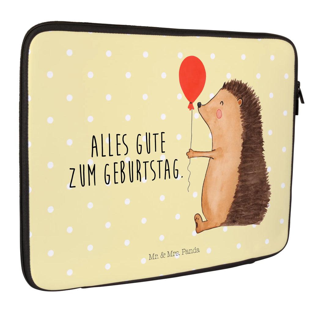 Notebook Tasche Igel Luftballon Notebook Tasche, Laptop, Computertasche, Tasche, Notebook-Tasche, Notebook-Reisehülle, Notebook Schutz, Tiermotive, Gute Laune, lustige Sprüche, Tiere, Igel, Geburtstag, Herzlichen Glückwunsch, Glückwunsch, Geburtstagskind, Ballon, Happy Birthday