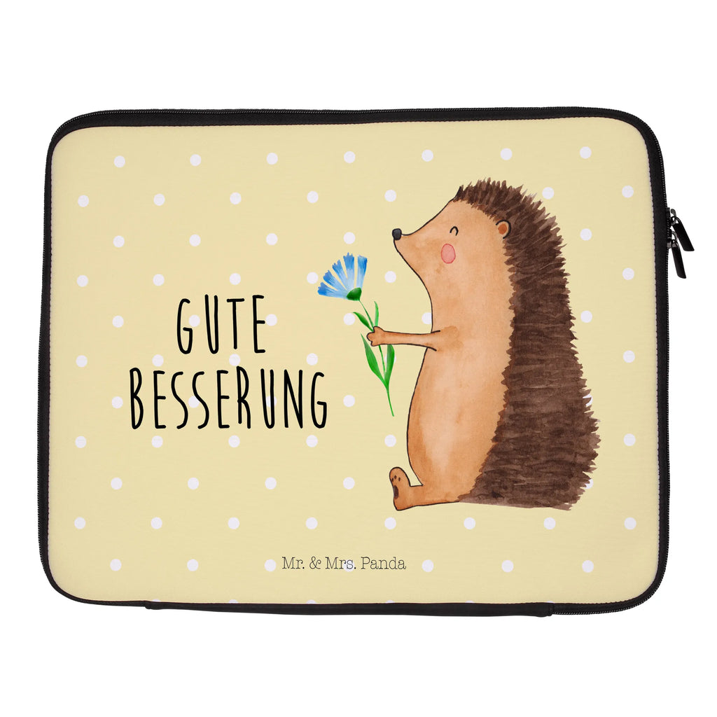 Notebook Tasche Igel Blumen Notebook Tasche, Laptop, Computertasche, Tasche, Notebook-Tasche, Notebook-Reisehülle, Notebook Schutz, Tiermotive, Gute Laune, lustige Sprüche, Tiere, Igel, Gute Besserung, Genesungswünsche, Krankheit, Krankenhaus, krank, Besuch