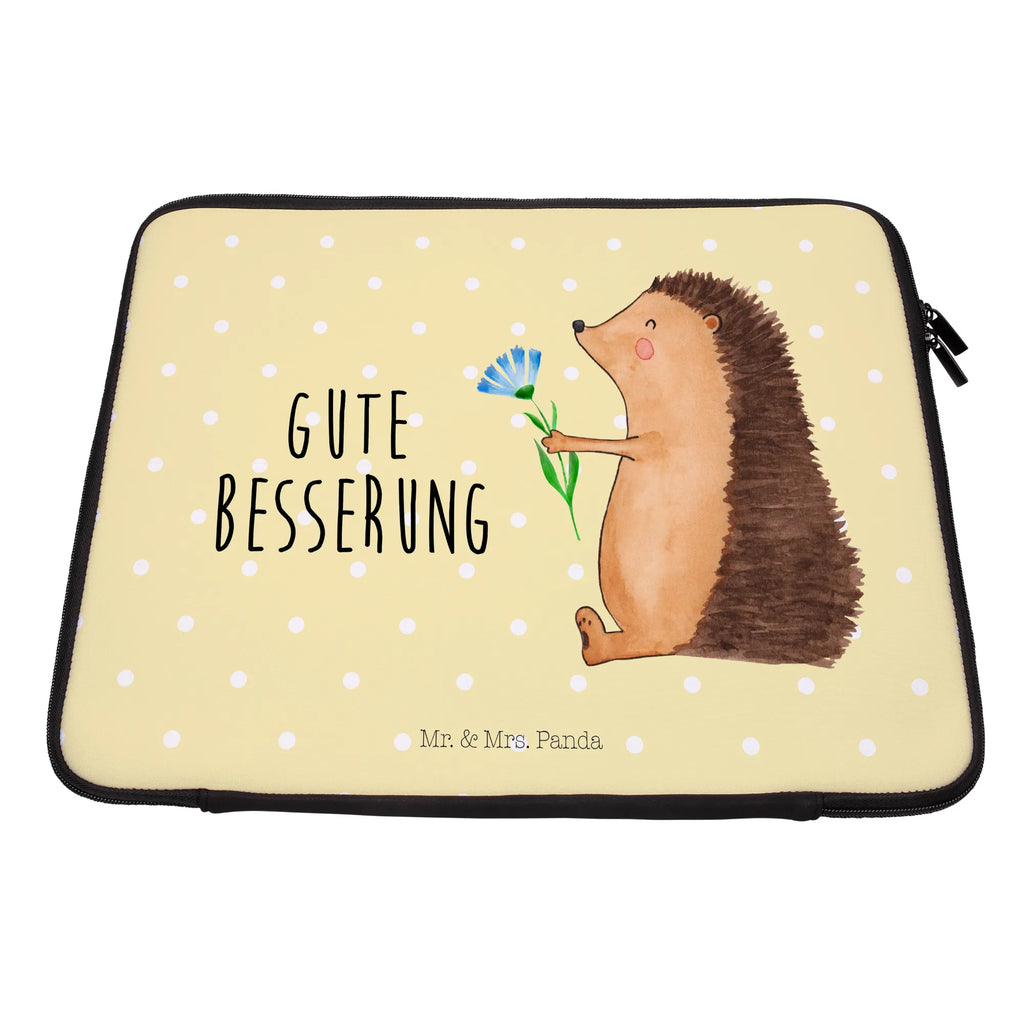 Notebook Tasche Igel Blumen Notebook Tasche, Laptop, Computertasche, Tasche, Notebook-Tasche, Notebook-Reisehülle, Notebook Schutz, Tiermotive, Gute Laune, lustige Sprüche, Tiere, Igel, Gute Besserung, Genesungswünsche, Krankheit, Krankenhaus, krank, Besuch