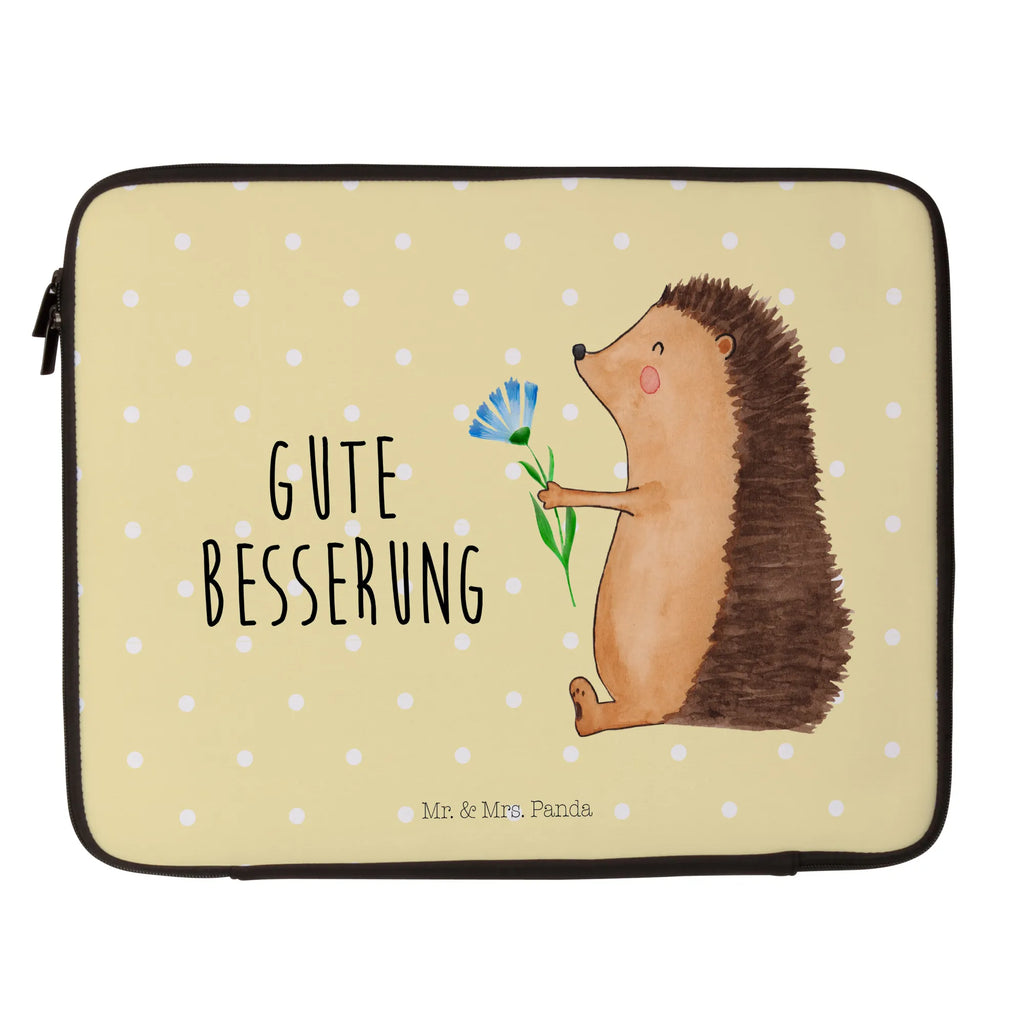 Notebook Tasche Igel Blumen Notebook Tasche, Laptop, Computertasche, Tasche, Notebook-Tasche, Notebook-Reisehülle, Notebook Schutz, Tiermotive, Gute Laune, lustige Sprüche, Tiere, Igel, Gute Besserung, Genesungswünsche, Krankheit, Krankenhaus, krank, Besuch