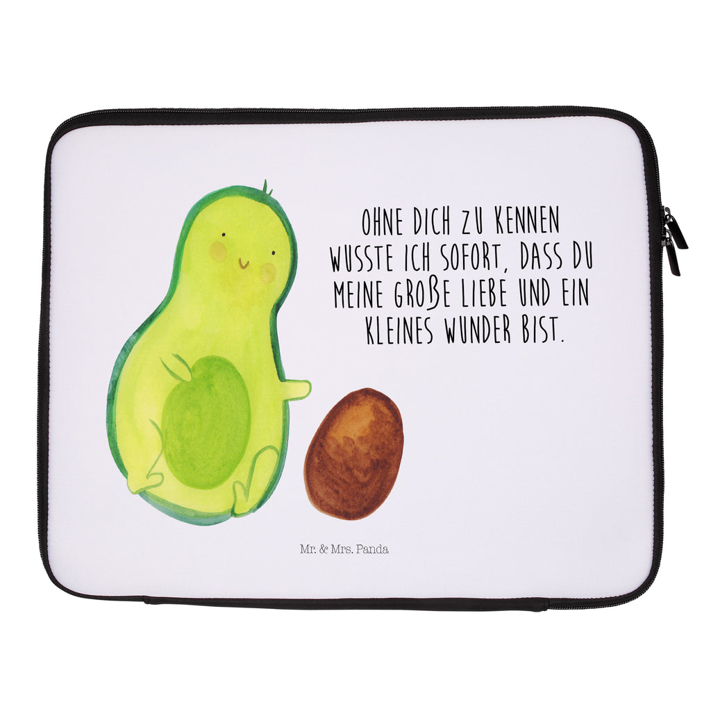 Notebook Tasche Avocado Kern rollt Notebook Tasche, Laptop, Computertasche, Tasche, Notebook-Tasche, Notebook-Reisehülle, Notebook Schutz, Avocado, Veggie, Vegan, Gesund, Avocados, Schwanger, Geburt, Geburtstag, Säugling, Kind, erstes Kind, zur Geburt, Schwangerschaft, Babyparty, Baby, große Liebe, Liebe, Love