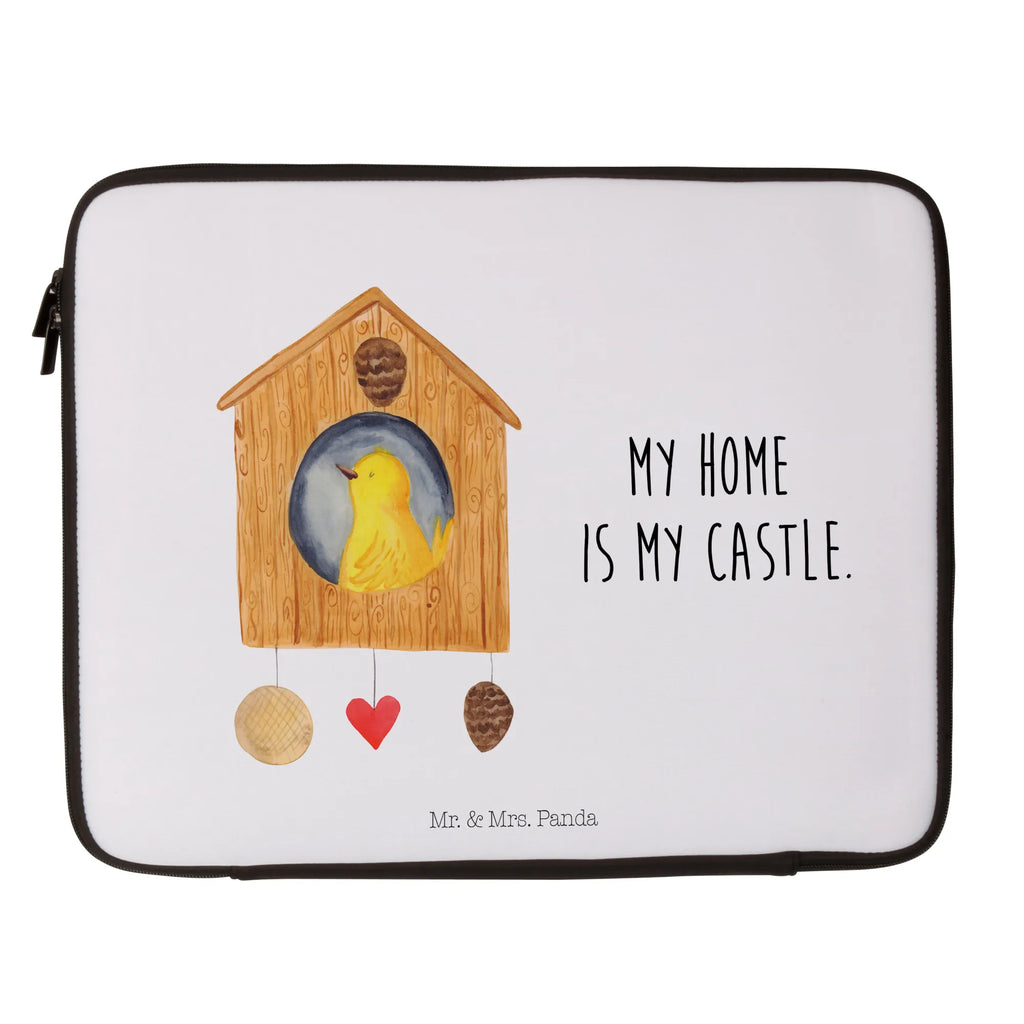 Notebook Tasche Vogel Haus Notebook Tasche, Laptop, Computertasche, Tasche, Notebook-Tasche, Notebook-Reisehülle, Notebook Schutz, Tiermotive, Gute Laune, lustige Sprüche, Tiere, Vogel, Vögel, Vogelhaus, Vogelhäuschen, Home sweet home, Zuhause, Nest, Eigenheim, Familie, Wohnung, Haus, unser Haus, Lieblingsort, Castle