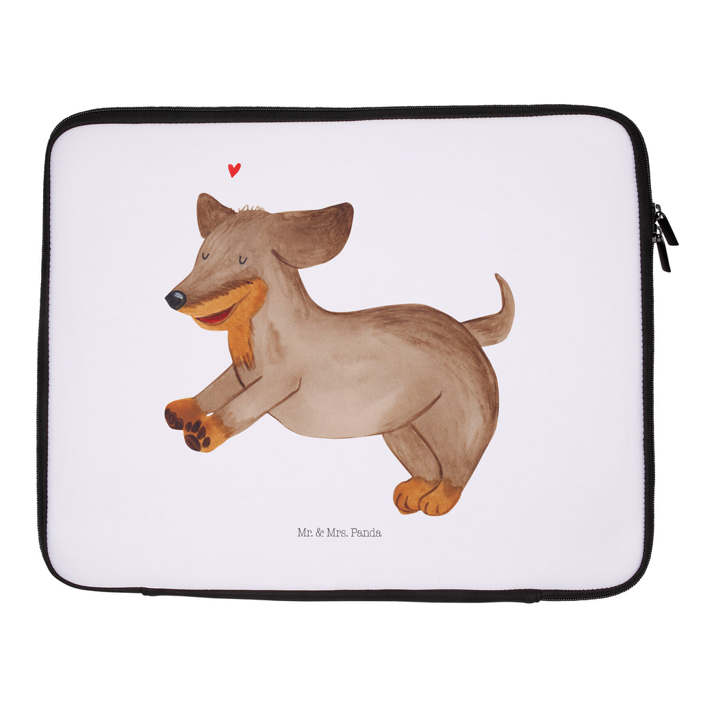 Notebook Tasche Hund Dackel Notebook Tasche, Laptop, Computertasche, Tasche, Notebook-Tasche, Notebook-Reisehülle, Notebook Schutz, Hund, Hundemotiv, Haustier, Hunderasse, Tierliebhaber, Hundebesitzer, Sprüche, Hunde, Dackel, Dachshund, happy dog