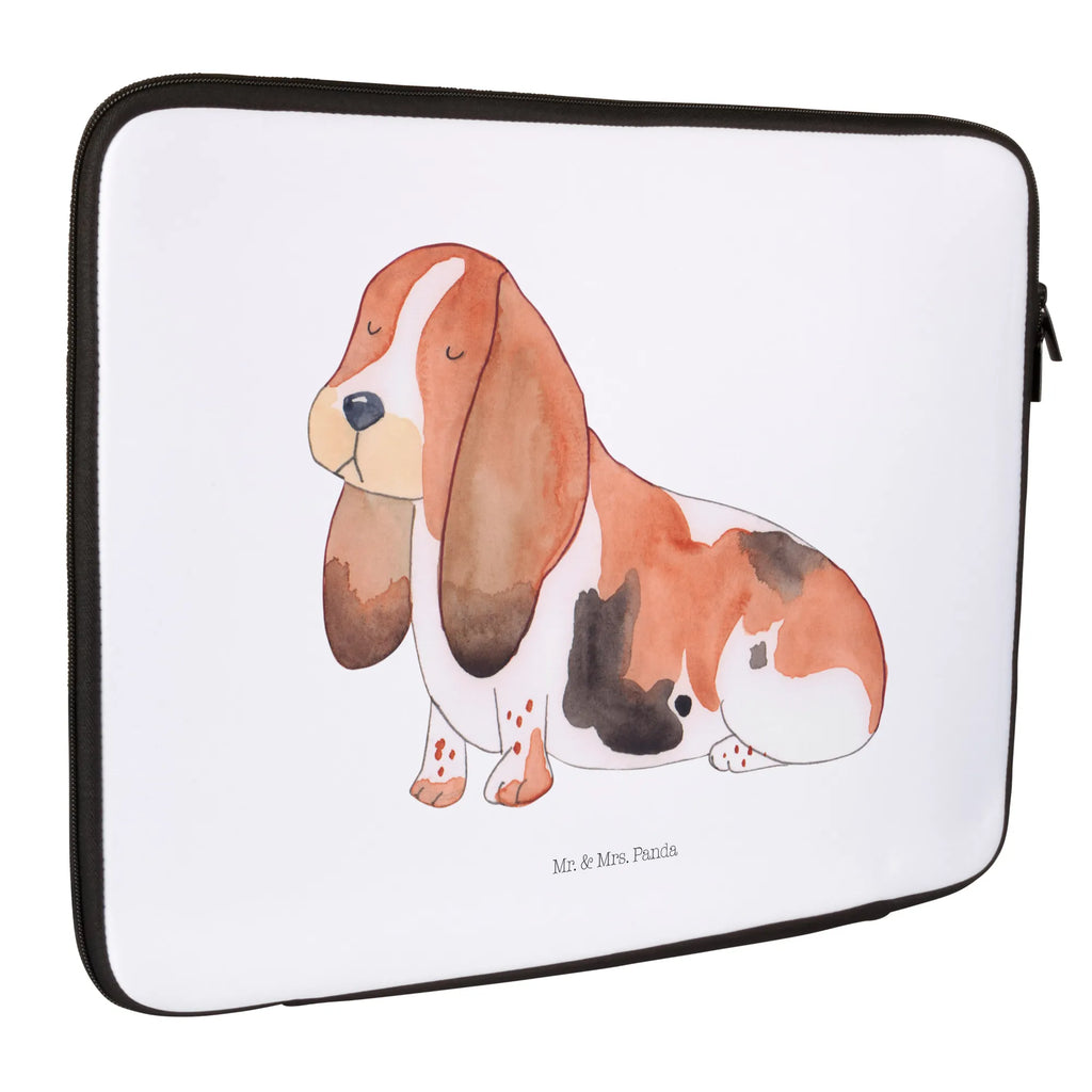 Notebook Tasche Hund Basset Hound Notebook Tasche, Laptop, Computertasche, Tasche, Notebook-Tasche, Notebook-Reisehülle, Notebook Schutz, Hund, Hundemotiv, Haustier, Hunderasse, Tierliebhaber, Hundebesitzer, Sprüche, Basset Hound, Basset, Hundeliebe, kinderlos