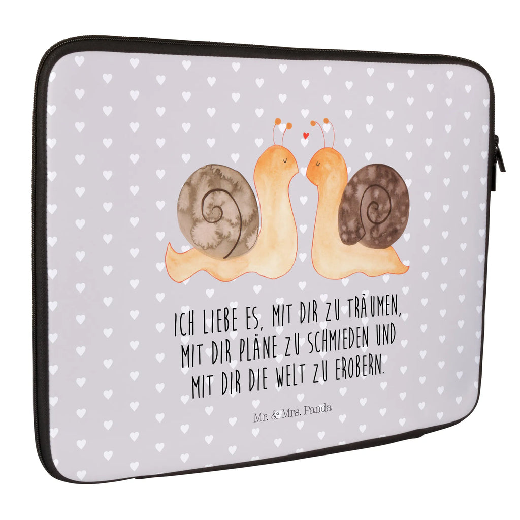 Notebook Tasche Schnecken Liebe Notebook Tasche, Laptop, Computertasche, Tasche, Notebook-Tasche, Notebook-Reisehülle, Notebook Schutz, Liebe, Partner, Freund, Freundin, Ehemann, Ehefrau, Heiraten, Verlobung, Heiratsantrag, Liebesgeschenk, Jahrestag, Hocheitstag