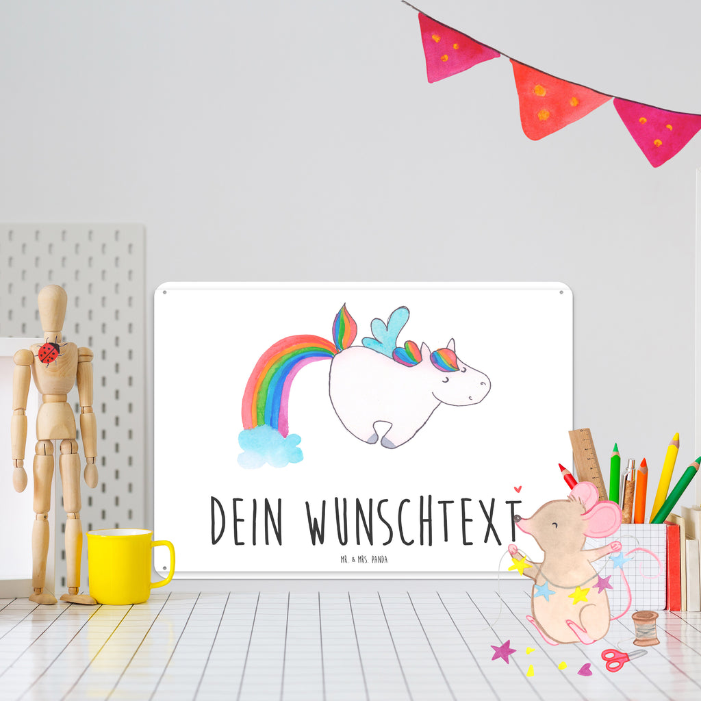 Personalisiertes Blechschild Einhorn Pegasus Blechschild, Metallschild, Geschenk Schild, Schild, Magnet-Metall-Schild, Deko Schild, Wandschild, Wand-Dekoration, Türschild, Einhorn, Einhörner, Einhorn Deko, Pegasus, Unicorn, Regenbogen, Spielen, Realität, Glitzer, Erwachsenwerden