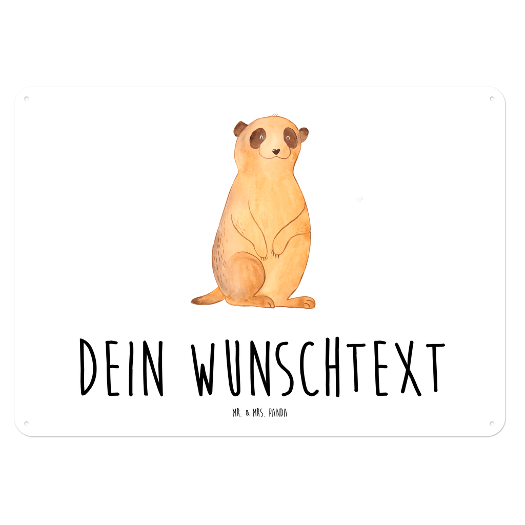 Personalisiertes Blechschild Erdmännchen Blechschild, Metallschild, Geschenk Schild, Schild, Magnet-Metall-Schild, Deko Schild, Wandschild, Wand-Dekoration, Türschild, Afrika, Wildtiere, Erdmännchen, Reisen, Spruch, Weltreise, Afrikareise, Roadtrip, Traveling