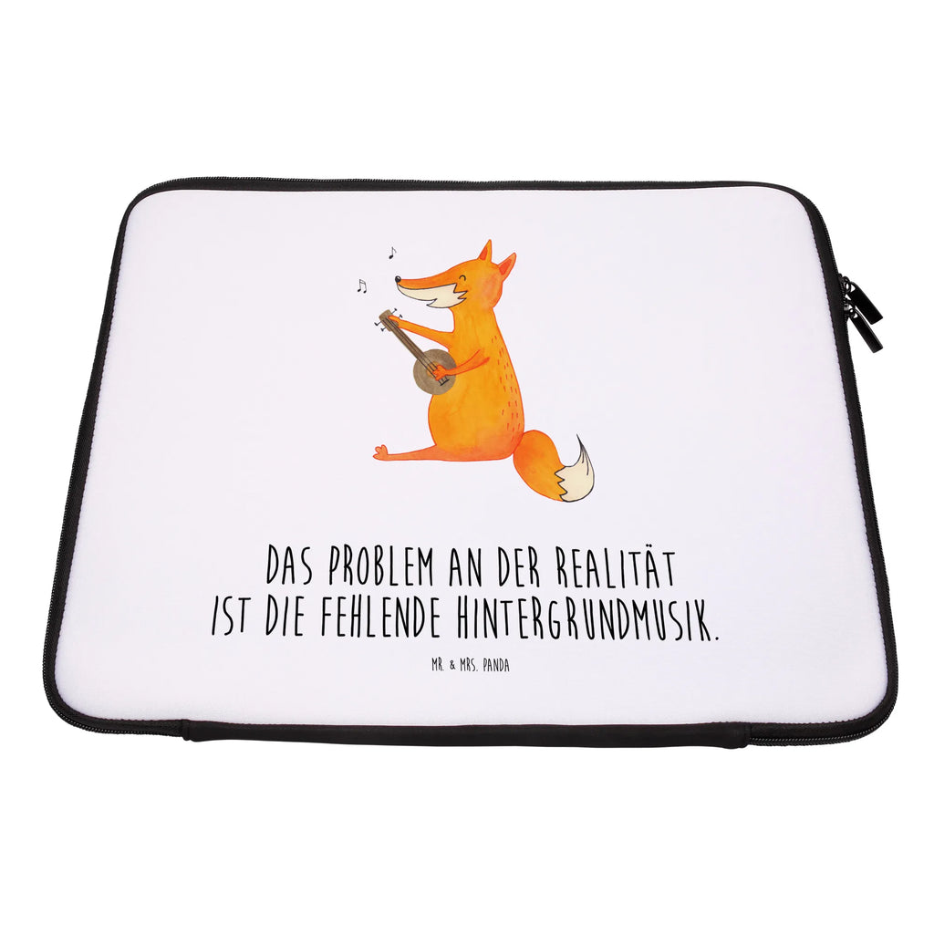 Notebook Tasche Fuchs Gitarre Notebook Tasche, Laptop, Computertasche, Tasche, Notebook-Tasche, Notebook-Reisehülle, Notebook Schutz, Fuchs, Füchse, Geschenk Musiker, Musik Spruch, Musikerin, Sänger, Sängerin, Gitarre